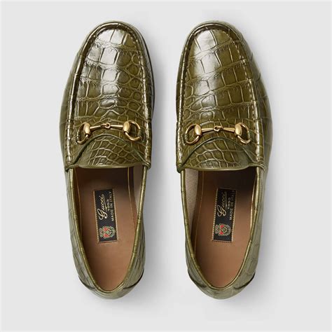 green gucci loafers men's|Gucci velvet loafers women's.